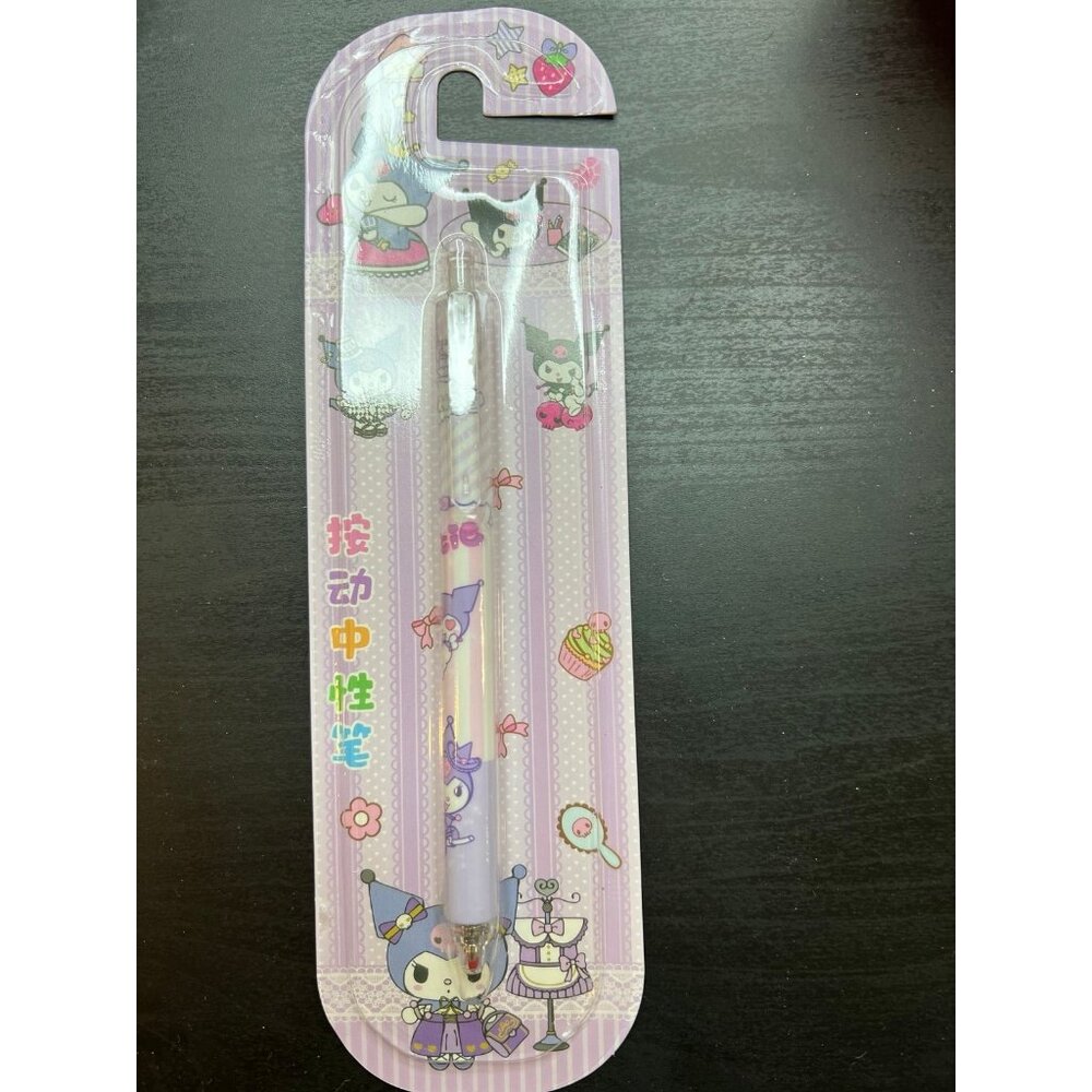 SOLD Kuromi Ink Pen Sanrio Kawaii Stationary Gift Kuku Hello Kitty & Friends